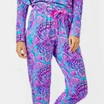 Lilly Pulitzer Lily Pulitzer Oasis Sheera Terry Vibrant Purple and Blue Women's Jumpsuit Photo 0