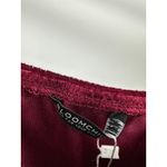 Bloomchic Womens Red Velvet Midi Dress Size 1X NWT Renaissance Witchy Vampire Photo 3