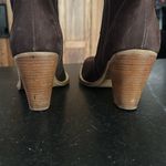 Gianni Bini  tall knee high heel western suede chocolate brown boots women’s 8.5 Photo 4