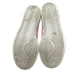 Adidas  size 5 EVM 004001‎ white pink clamshell toe lace up sneakers superstar Photo 8