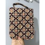 Vera Bradley  Retired Medallion Shoulder Tote Burgundy Lunch‎ Bag Wristlet Photo 9