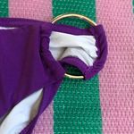 Beach Joy  Size Small Purple Bikini Bottom With Large Metal Buckle. New With Tags Photo 1