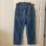 Madewell Women’s Curvy Classic 90 Straight Blue Jeans inseam 28” waist 34” Photo 4