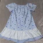 Vineyard Vines Martha’s Vineyard Blue Hydrangea Off Shoulder Summer Dress- Large Photo 0