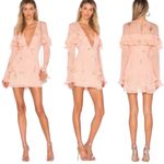 For Love & Lemons  Silk Gilded Star Mini Dress Size M Photo 3