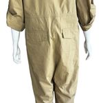 Banana Republic  Classic Beige Poplin Jumpsuit Size Medium Photo 8