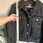 Wild Fable Black Acid Wash Button Front Denim Jacket XS Photo 1