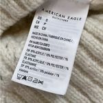 American Eagle AE Cropped Button-Up Cardigan Knit Sweater Woman’s Size S Cream Ivory Photo 14