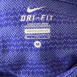 Nike Capri Leggings Yoga Pants Dri-Fit Women's M Training Striped Blue Photo 3