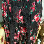 No Boundaries Black Floral Skort Photo 1