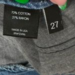 Parker Smith  Raw Hem Straight Leg Denim Jeans Cropped Womens Size 27‎ High Waist Photo 6