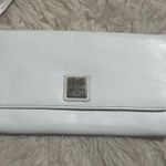 Dooney & Bourke Authentic Vintage  White Leather crossbody clutch bag/handbag Photo 3