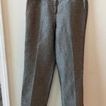 Loft  linen blend dress pants, grey, size 0 Photo 0