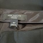 Ann Taylor  Black Skirt with Orange Satin Trim Sz 4p Photo 5