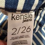 Kensie Vintage Lux The Ella Straight Leg Striped Blue Jeans NWT Photo 6