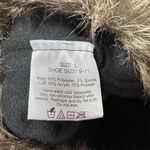 Capelli New York Capelli Liner Socks Womens Large 9-11 Rainboot Black Brown Faux Fur Cuff Photo 2