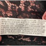 Forever 21 Dress Black Size Small Mini Lace Pink V Neck Feminine Flirty NWOT Photo 7