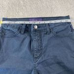 NYDJ Flared Pants Womens Size 4 Blue Relaxed Lift Tuck Slimming Short Casual Photo 4