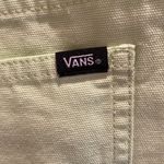 Vans Cotton Barnes Canvas Shorts Pistachio Lime Green Butterfly Size 30 Photo 2