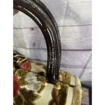 Vintage 1950s Tano Of Madrid Handbag Made in Spain Tapestry Hard Shell Bag Red Photo 2