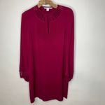 Diane Von Furstenberg  Silk Shirt Dress Sz 2 Belt Tie Photo 3