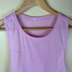 Lululemon  Stronger As One Light Pink Tank Size 12‎ Cropped Athletic Wear Outdoor Photo 2