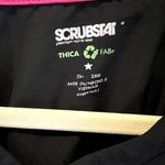 Scrubstar  Premium Scrub Wear Top 2XL Black Pink‎ Trim Medical Nursing Uniform Photo 1