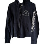 Aeropostale  Y2k Style Navy Zip Up‎ Hoodie Sweatshirt Logo Graphic XL Full Zip Photo 0