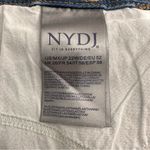 NYDJ  Brigitte High Waist Wide Leg Capri Jeans size 22W in Corfu Blue NWT Raw Hem Photo 9