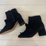 Rebecca Minkoff NWT  Black Suede Lara Bootie Pull on Bow Womens Size 10M Photo 4
