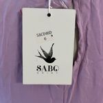 Sabo Skirt lilac tail dress ( hi lo) womens size 6 Photo 5