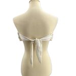 Amanda Uprichard Ivory Strapless Self Tie Bandeau Top Festival Boho Womens XS Photo 2