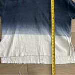 Apiece Apart  Delle Blue White Ombre Organic Cotton Jersey Oversized Sweater S Photo 8