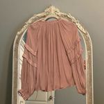 Current Air pink gathered long sleeve blouse Photo 2