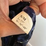 Viscose Gothic Boho Velvet Waist Belt with Long Fringe RaveCostume Festival S/M Blue Photo 6