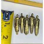 Vintage Laurel Burch Pin Brooch TRIBE People Human Brass Art Jewelry RARE Gold Photo 3