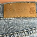 Karl Lagerfeld  Blue Medium Wash Button Fly Straight Cropped Denim Jeans Size 2 Photo 5