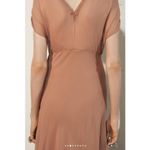 ZARA  2025 Collection‎ | NEW Tan Lace Slip Midi Dress Medium Dainty Coquette Fem Photo 4