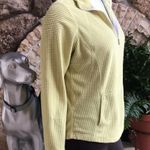 Tek Gear  Textured Yellow 1/4 Zip Jacket with Pocket Women's Size L Large Photo 3