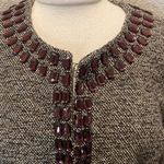 Dana Buchman Beaded Tweed Blazer w/ Metallic Gold Shimmer Thread EUC Sz 14 Photo 45