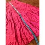 Ralph Lauren Polo Tiered Translucent Cover-Up Maxi Slip Dress Size 14 Hot Pink Photo 5