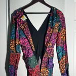 Farm Rio  • Midi Dress • Rainbow Hearts • Multicolor • Long Sleeve • Small Photo 15