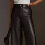 CeCe  Faux Leather Cropped Wide Leg Pants Photo 1