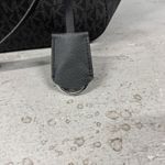 Michael Kors  Jet Set Tote Shoulder Bag Gray MK Monogram Black‎ Trim Logo New Photo 9