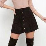 Brandy Melville Melville Corduroy A-Line High Waist Mini Skirt Photo 0