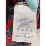 Lands' End Cotton Tunic Top Sweater Size S Boat Neck Striped Red Navy Nautical Photo 5