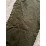Reformation  Utility Pants Army Green Cargo Style Distressed Hem Size 26 Photo 3