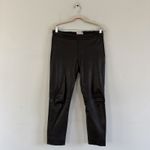 Sibel Saral Genuine Leather Black Trouser Pants Size XS Photo 1