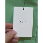 ALC Frank NWT A.L.C.‎ Mini Cady Jane Sheath Dress Crepe Ruched Long Sleeve Green Size 00 Photo 2