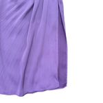 Delfi Pleated Solie Dress in Purple, Size L Purple Size L Photo 9